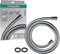 hansgrohe Isiflex - Tubo flessibile doccia 1,60 m con protezione antitorsione e antipiega, incl. guarnizioni cromo, 28276000