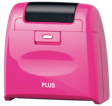 Plus IS-510CM 38-133 Personal Information Protection Stamp Roller Keshipon Wide Pink