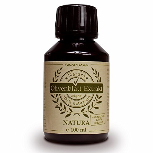 Olivenblatt Extrakt NATURA | flüssig | 100% natürlich/naturrein | keine Zusatzstoffe | höchstdosiert | vegan | glutenfrei | laktosefrei | GMO-frei | 100 ml