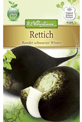 Chrestensen Rettich 'Runder schwarzer Winter'