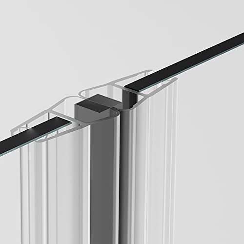 180cm M12 - DUSCHDICHTUNG Magnetdichtung für 6mm/ 8mm Glasstärke Wasserabweiser Duschdichtung DPD Schwallschutz Duschkabine Magnetduschdichtung .one-bath