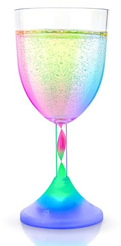 The Glowhouse Flashing Wine Glass – leuchtendes Weinglas