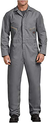 Dickies Herren-Overall, 20 g, Twill, langärmelig, 18 g - Grau - Large Hoch