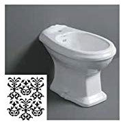 Simas - Bidet rimfree sur pied poterie Simas arcade ar833 - Autre couleur, Monotrou préparé pour 3 trous, En stock