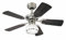 Westinghouse Lighting 72415 Ventilatore A Soffitto Per Interni A Cinque Pale, Nero Argento, 90 x 90 x 42 Cm
