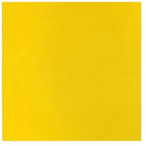 Lizzy | Bandana Multipack | 55 x 55 cm, Yellow, 100% Cotton | Breathable, Soft, Plain Colour, Unisex | Versatile Headwear for Men & Women, Neck Scarf, Everyday Accessory