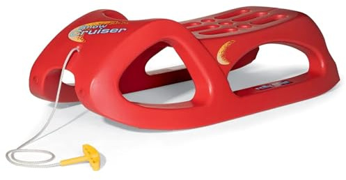 RollyToys rollySnow Cruiser (colore rosso, pattini con binari in acciaio, con corda di traino, da 3 anni) 200122
