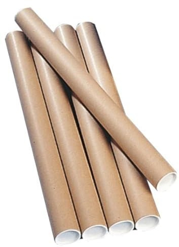 Ambassador Versandrolle (aus Karton 76mm x 610mm Durchmesser) 12 Stück