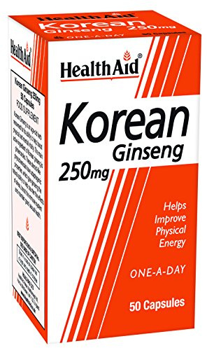 HealthAid Korean Ginseng 250mg 50 Capsules