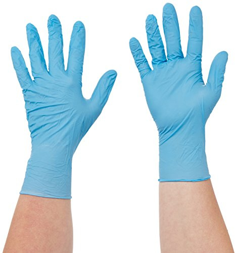 Semperguard 3000001645 nitrile Comfort einmalschutz et gants d'examen en nitrile EN Latex, non poudrés, taille L, 8–9, bleu Lot (100)