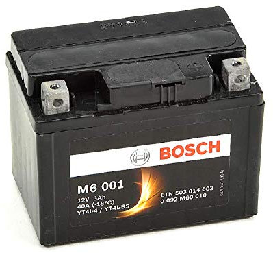 Bosch M6001 Batería motocicleta YT4L-BS - 12 V AGM 3A/h-30A