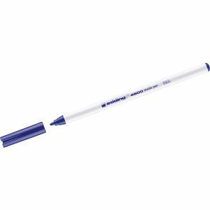 edding 10 x Textilpen 4600 Rundspitze 1mm blau