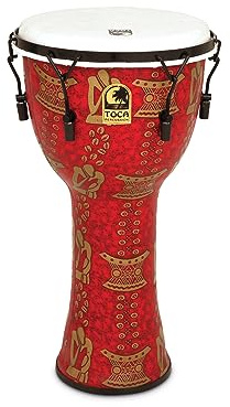 TOCA TO809262 Djembe Freestyle II Mech. Tuned Thinker Synth. Head 12 TF2DM-12T