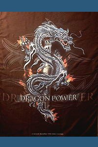 Heart Rock Bandiera Originale DRAGON - SWORD Tessuto, Multicolore, 110x75x0.1 cm