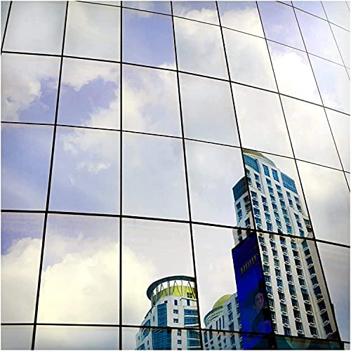 BDF S05 Window Film Daytime Privacy and Heat Control Mirror Silver 5 (Very Dark) - 60in X 50ft