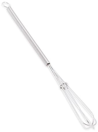 RSVP International Kitchen Tool Collection, Stainless Steel, Dishwasher Safe, Whisk, 9