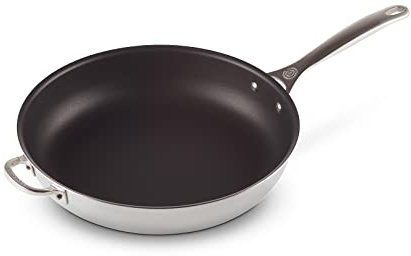 LE CREUSET 3-Ply Plus Stainless Steel 32cm Deep Frying Pan, 96600232000000