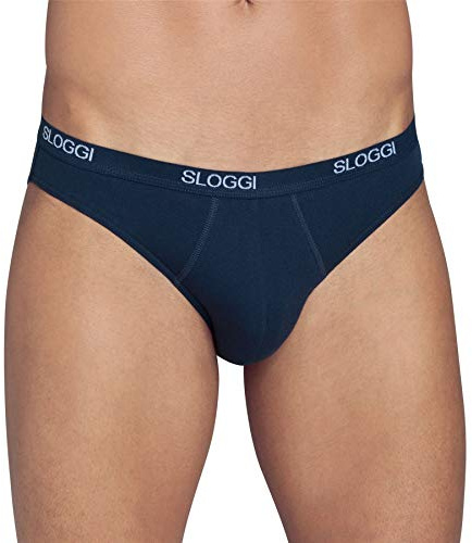 sloggi men , Basic Mini, Slip, Hombre, Azul (Night Blue), 6