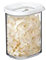 Mepal - Recipientes para Alimentos Modula Mini - Caja de almacenamiento Transparente con Tapa - Organizador de Cocina y Caja de Almacenamiento de Plástico - Apilable y Hermético - 375 ml - White