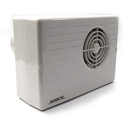 MANROSE CF200T Centrifugal Extractor Fan with Timer Bathroom Shower Powerful