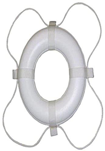 Taylor Made Products 361 Rettungsring aus Polyurethan-Schaumstoff, 61 cm, Weiß