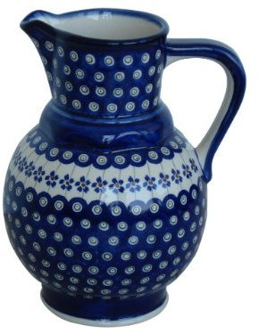 Bunzlauer Milchkanne/Wasserkanne 1.75L Ø19,5cm, H=25,0cm im Dekor 166a