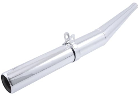 Auspuff 60x26mm geknickt passend für Zündapp Mofa und Mopeds