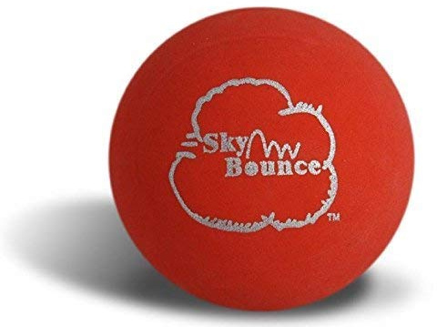 Sky Bounce Color Rubber Handballs for Recreational Handball, Stickball, Racquetball, Catch, Fetch, and Many More Games, 2 1/4-Inch - Red - 12 Pack
