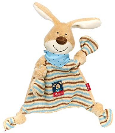 SIGIKID Schnuffeltuch Hase Semmel Bunny Baby Schmusetuch - Spielzeug Stofftier Kuscheltier – Stofftuch für Neugeborene - Plüschtier zum Trösten für Babys und Kleinkinder ab Geburt geeignet