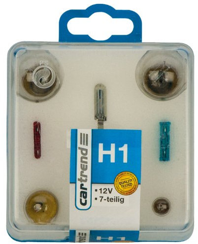 Cartrend Glühlampenbox H1, 7-teilig
