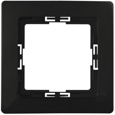 Kopp 308405066 Abdeckrahmen 1-Fach Paris Schwarz