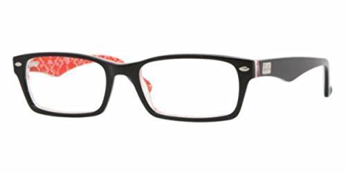 Ray Ban Brillengestell RX5206 2479 52-18 schwarz/rot/weiß