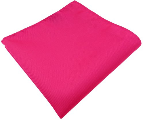 TigerTie Designer Einstecktuch in einfarbig Uni Rips gemustert - Stecktuchgröße 30 x 30 cm