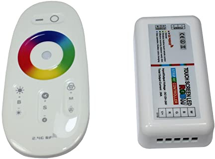 Milight RGBW LED Touch RF Controller Weiß 12...24V 240W 5-Pin; RGB+W