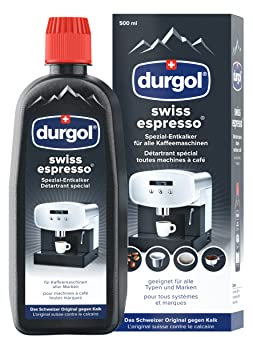 durgol swiss espresso Spezial-Entkalker – Kalkentferner für Kaffeemaschinen aller Typen und Arten – Deutsche Version – 1x500ml