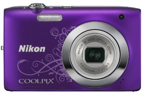 NIKON COOLPIX S2600 14.0 MP 2.7 LCD 5 x ZOOM DIGITAL CAMERA PURPLE GRADE A