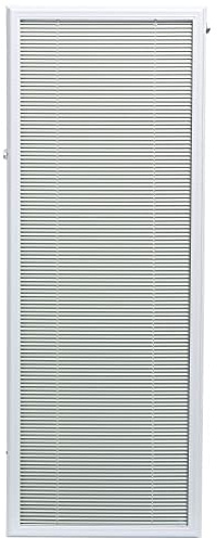 ODL Add-On Blinds for Raised Frame Doors Only — Installs Over Existing Door Glass — 24 x 66 Outer Frame — NOT a Replacement — Cordless Enclosed Tempered Blinds