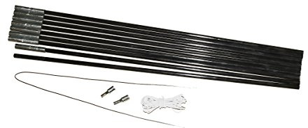 Relags Fiberglaszeltstange Fiberglaszeltstange, schwarz, One Size, 052030