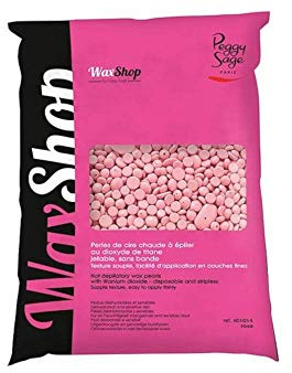 Peggy Sage Perles De Cire Chaude À Épiler Jetable Rose Sans Bande , 800 G (Lot 1)