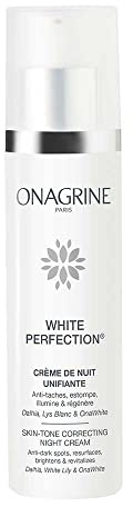 Onagrine - White Perfezione, crema da notte antimacchie uniformante, 50 ml