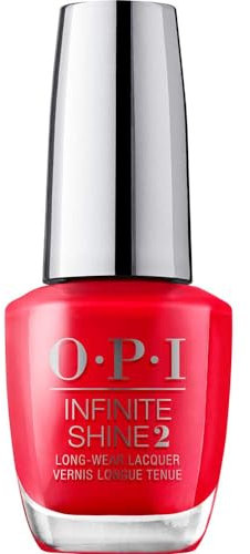 OPI Nail Polish | Infinite Shine | Nagellack mit bis zu 11 Tagen Halt | mit extra breitem ProWide Pinsel für einen perfekten Auftrag | Rottönen | Cajun Shrimp | 15 ml
