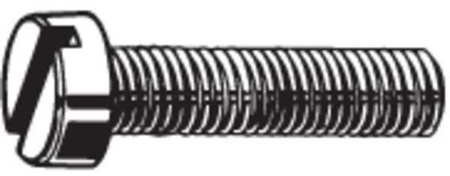 M3-0.5 x 20 mm. Cheese Head Slotted Machine Screw, 100 pk.