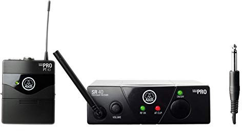 AKG WMS40 MINI INST ISM2 - Micrófono inalámbrico (banda UHF), color negro