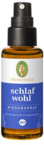 PRIMAVERA Schlafwohl Kissenspray bio 30 ml - Textil- und Raumduft mit Lavendel, Vanille und Neroli - Aromatherapie - beruhigend - vegan