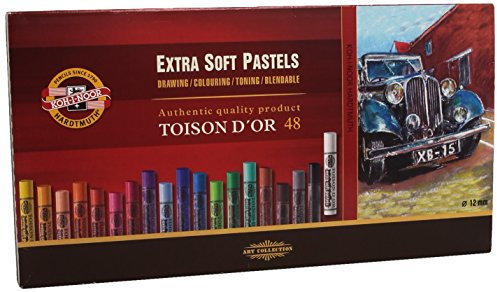 Koh-I-NOOR Toison D 'or 8556 Künstler-Extra weiche Pastellkreiden (48 Stück)