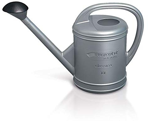 Prosperplast Regadera de Jardin 10L Classico en Color Plata, 50x23x35 cm