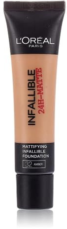 L'Oréal Paris 3600522875437 Grundierung, 32 Amber, 35ml