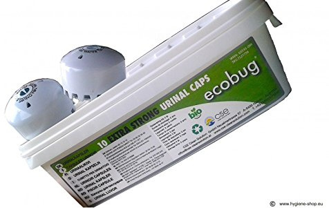 Ecobug 10-er - Set Extra Strong Urinal Cap - wassersparendes Urinal-System