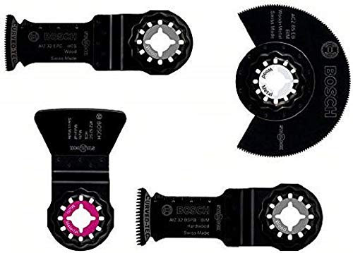 Bosch Accessories 2609256979 Set d'accessoires sol/construction Starlock pour PMF Argent