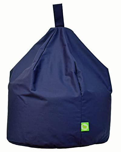 Child Size Bean Bag With Beans Navy Blue
